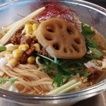 ボニートスープヌードルライク - 味噌の冷やしらぁめん「みそのかつお」(2016年08月限定)