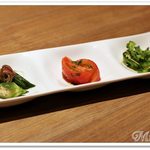 焼肉うしごろ - 季節のナムル3種盛り合わせ