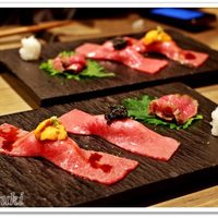 焼肉うしごろ 西麻布本店 - 和牛刺し3種盛り合わせ