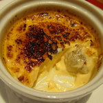 ホシヤマ珈琲店 - クリームブリュレ　中にブドウが入ってました…^^;