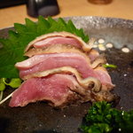 闘鶏 - ☆地鶏モモ肉の炙り(*^。^*)☆