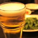 HUB - 生ビール・１パイント　510円