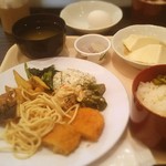 アパホテル - 1階の京都銀ゆばでの朝食♡なかなかイイ！！