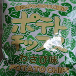 松浦食品 - 201608ポテトチップス わさび味・65g
