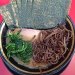 熊田家 - ラーメン並＋のり・キクラゲ増し
