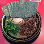 熊田家 - ラーメン並＋のり・キクラゲ増し