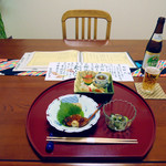 懐石 のがみ - 先付け・八寸。