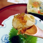 懐石 のがみ - 白ばい貝ゼリー寄せ。