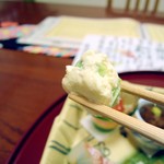 懐石 のがみ - クリームチーズ枝豆。