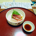 懐石 のがみ - お造り。