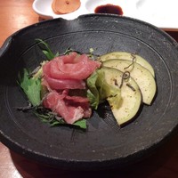 京風鉄板 はせ川 - 生ハムと水茄子のサラダ