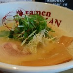 濃厚鶏soba塩@￥750+替え玉￥100