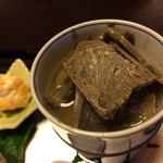 つる幸 - 蟹味噌ルイベの茶碗蒸し。