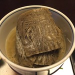 つる幸 - 蟹味噌ルイベの茶碗蒸し。