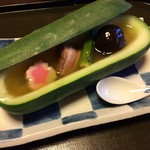 つる幸 - 加賀太胡瓜治部煮。