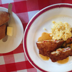 ビストロ ミィーヤ - 本日のランチ・鶏とハムの挟み揚げ