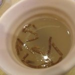 やまが - そば湯とそばチップ・・