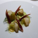 【すずかぜ〜 翡翠茄子と蝦夷あわび、ディル、白味噌と茗荷 】★2016/7
