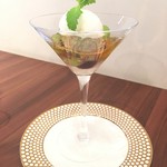 ビストロ ダイア - ３種のぶどうと白ワインのジュレレモンシャーベット
      2016.7