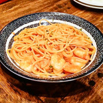 ウォータールー - 海老とトマトクリームのスパゲティ