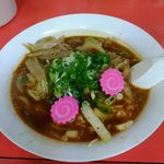 屋台市場まる亀 - もつラーメン