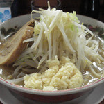 活龍 - 2016.8 活龍牛久店  豚そば（ニンニク増し増し）730円