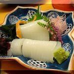 日本料理 鯛 - あおりいかの刺身