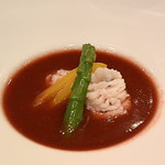 She'll be - 鱧のガスパッチョ