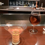 She'll be - 前菜と烏龍茶