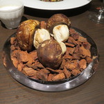 sincere - ポルチーニのパイ、ポルチーニのカプチーノ、生ポルチーニを見ながら2