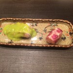 すず木 - 焼き太刀魚の新銀杏・揚げ薩摩藷