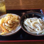 エコランド鵜足津 - かけ１玉150円、かき揚げ80円_2016年7月