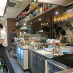 リベロ - バンコの窓から見える厨房