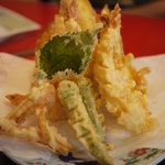 割烹 田舎 - 天ぷら盛り合わせ