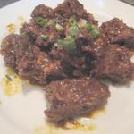 ネパール民族料理 アーガン - マトン・チョエラ（マトンのスパイス和え）　￥600