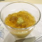 旬菜 おぐら家 - その後はうにととうもろこしの冷製と、涼し気な料理が運ばれ