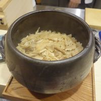 旬菜 おぐら家 - 続いては〆の松茸ご飯が完成し