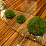 バー＆ラウンジ  トゥエンティエイト - テーブルの上のマリモ風の飾り