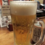 しんぱち食堂 - 生ビール(150円)