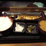 しんぱち食堂 - さば文化干し定食(720円)