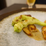 鉄板焼ダイニングKUNI - ピーマンです