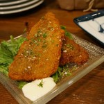 バル クラーベ - ある日のアペリティボ（お通し）鰺フライ