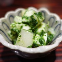 野口太郎 - 京都産 朝掘り筍とモッツァレラのバジル和え 
                