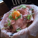 食匠 なる花 - ローストポーク丼 おろし