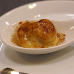 レンゲ - デザート　　黒トリュフのクレームブリュレ と 豆腐のクレームダンジュ