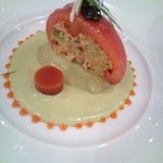 ル・ヴァンテール - ☆花咲ガニのトマトファルシキャヴィア、アヴォガドのムースリーヌ