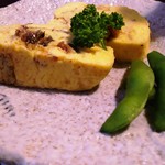 いば昇 - 口取（鰻巻きに近い）550円アップ。