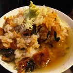 いば昇 - 最後は茶漬けに