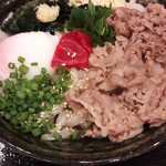 どんどらさん - 肉梅ぶっかけ