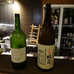 美酒美食 平田 - 〆のお酒◆「喜凱陣」　純米無濾過 生原酒　（香川県、丸尾本店）◆「ソガペール・エ・フィス」　純米吟醸生原酒　生酛　　（長野県、小布施酒造）